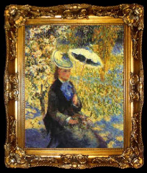 framed  Pierre Renoir Umbrellas, ta009-2